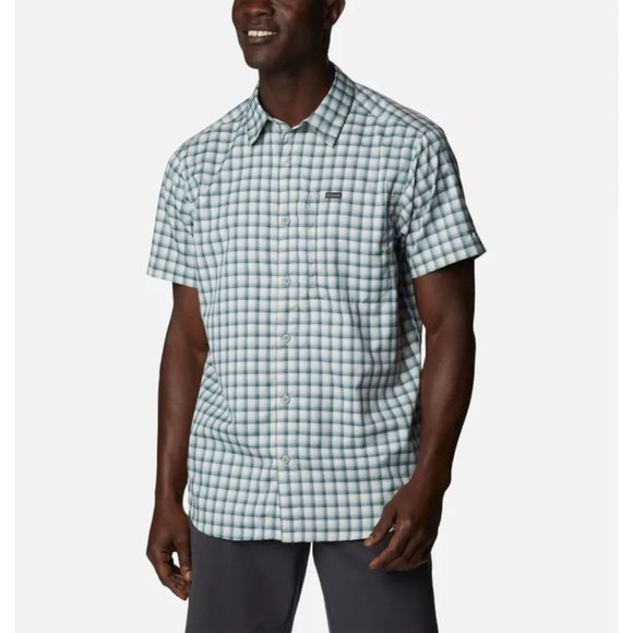 Columbia Omni-Shade Men  Silver Ridge Utility Lite Novelty SS Outdoor $60 - Picture 1 of 11